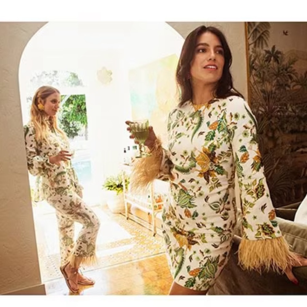 NWT ANTONIO MELANI x The Nat Note Ivy Paisley Floral Print Blouse - Picture 4 of 9